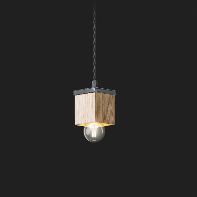 Ceiling lamp 6x7 cm - Oak