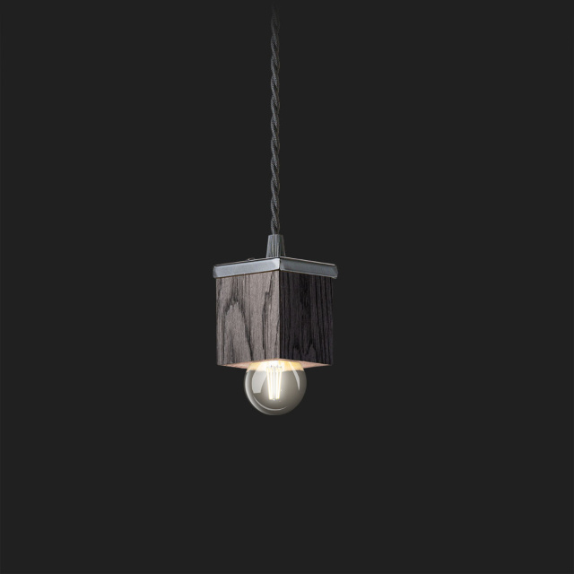 Ceiling lamp 6x7 cm - Stained Oak