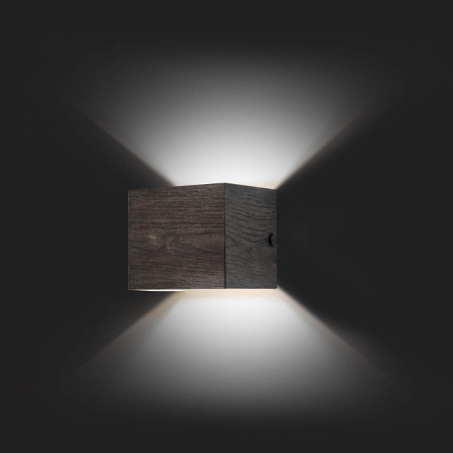 Holz Wandlampen - Gebeizte Eiche